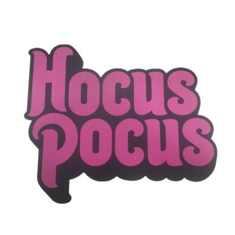 Placa Hocus Pocus Logo Pequena PVC