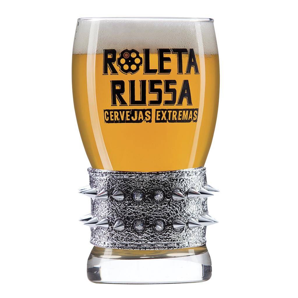 Copo Roleta Russa C/ Pulseira PRATA 320ml
