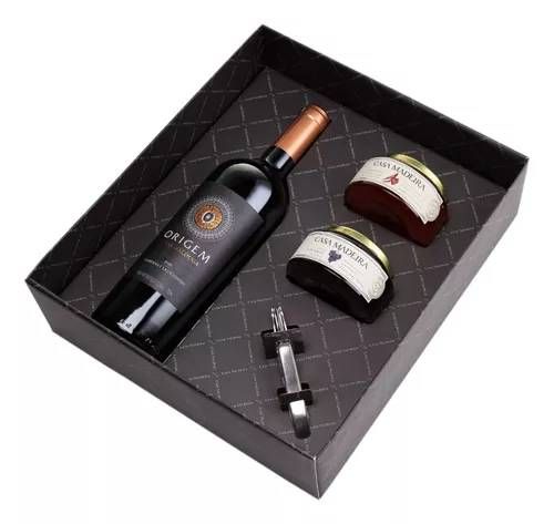 Kit Casa Valduga Origem (Origem Cabernet Sauvignon+2 geleias+sacarrolhas)