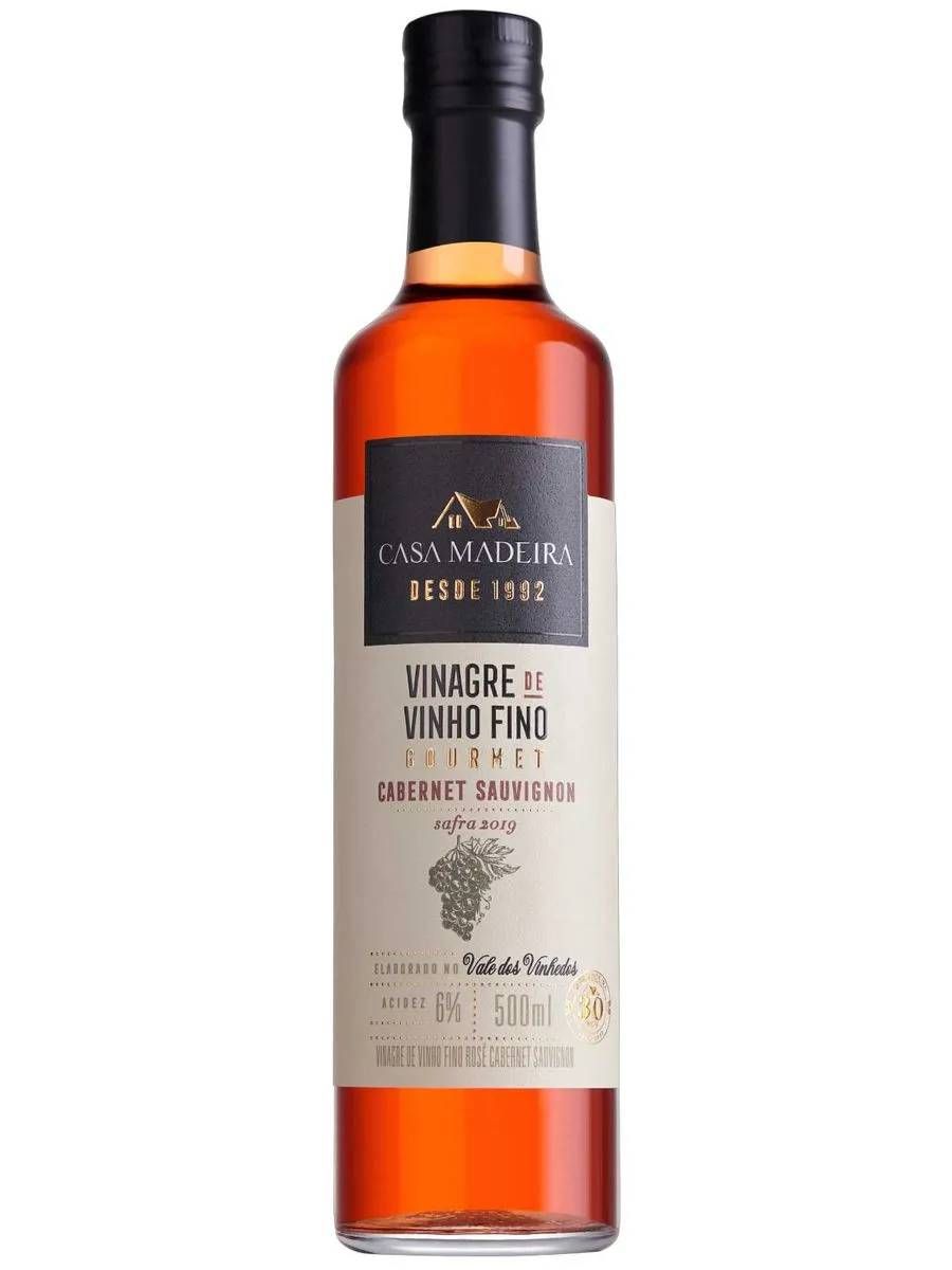 Vinagre de Vinho Fino Rosé Cabernet Sauvignon Casa Madeira 500ml