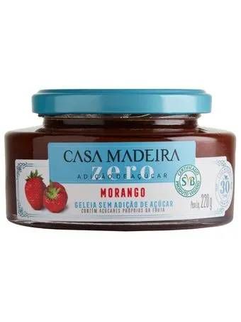 Geleia Casa Madeira ZERO Morango 220g
