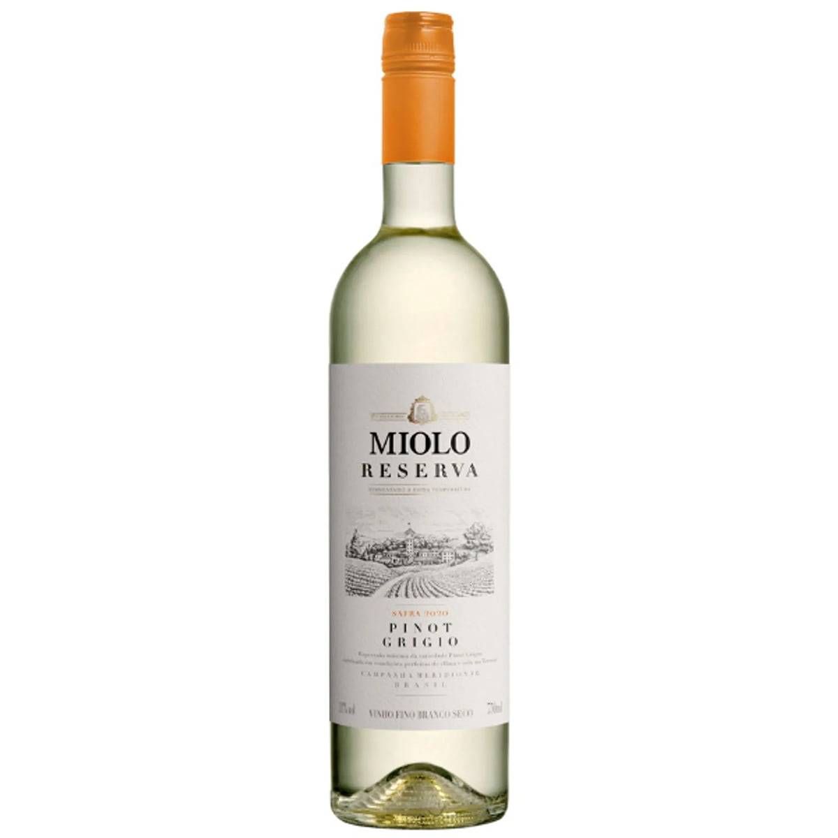 Vinho Miolo Reserva Branco Seco Pinot Grigio 750ml