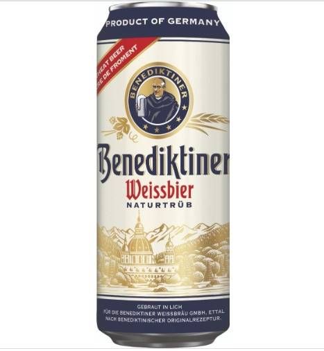 Cerveja Benediktiner Weissbier Lata 500ml