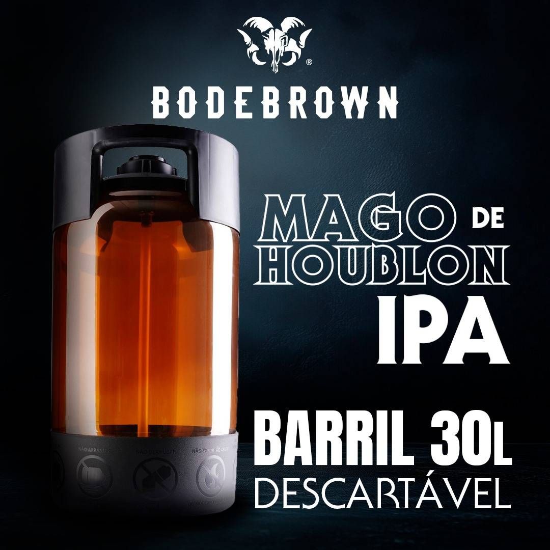 Chopp Bodebrown Mago de Houblon IPA 30 litros PET