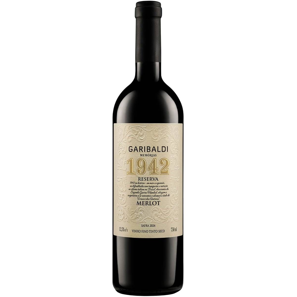 Vinho Garibaldi Tinto Seco Merlot 750ml