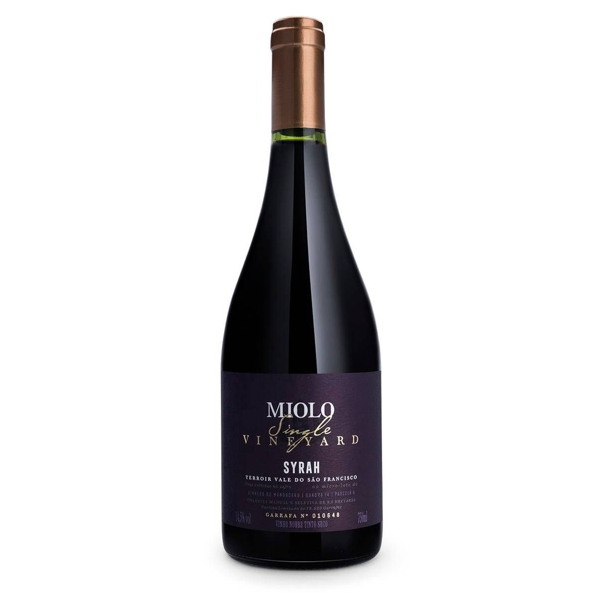 Vinho Miolo Single Vineyard Tinto Seco Syrah 750ml