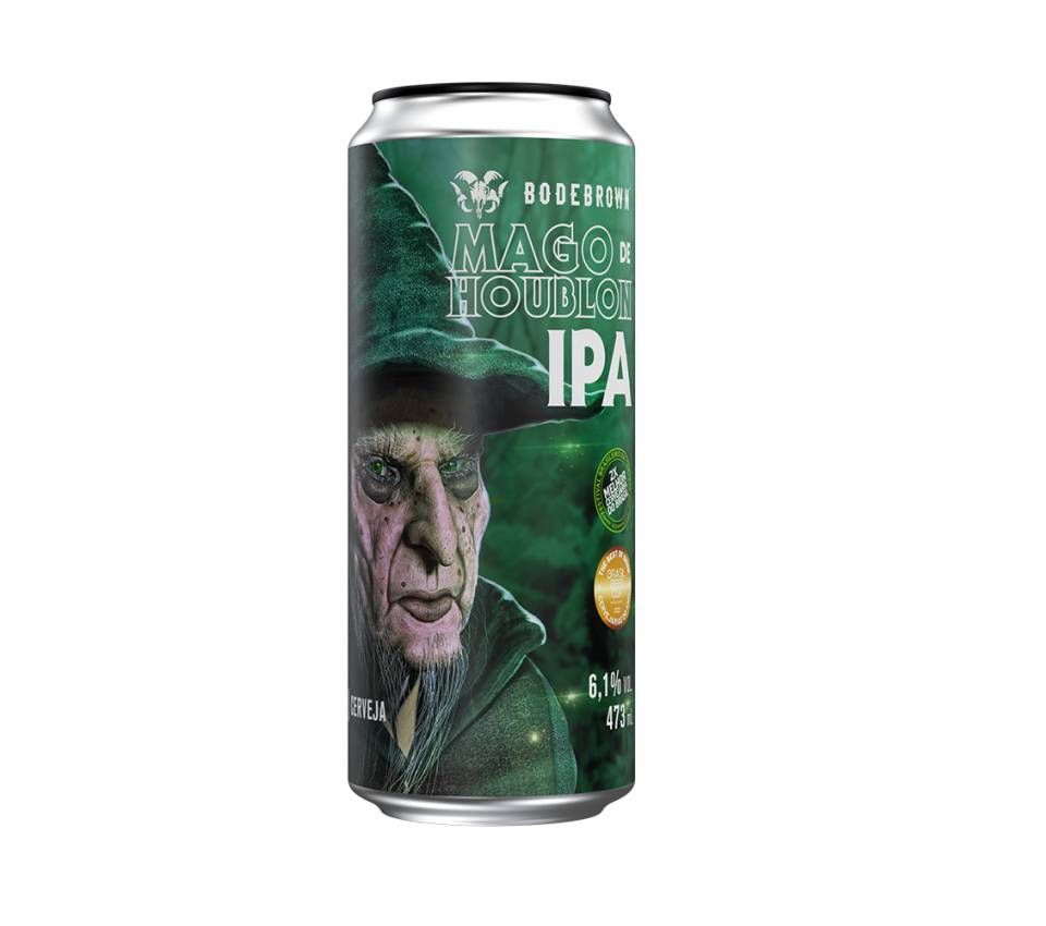 Cerveja Bodebrown Mago de Houblon IPA 473ml