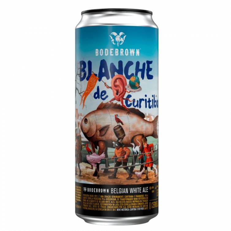 Cerveja Bodebrown Blanche de Curitiba 473ml