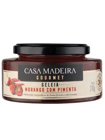 Geleia Casa Madeira GOURMET Morango com Pimenta 240g