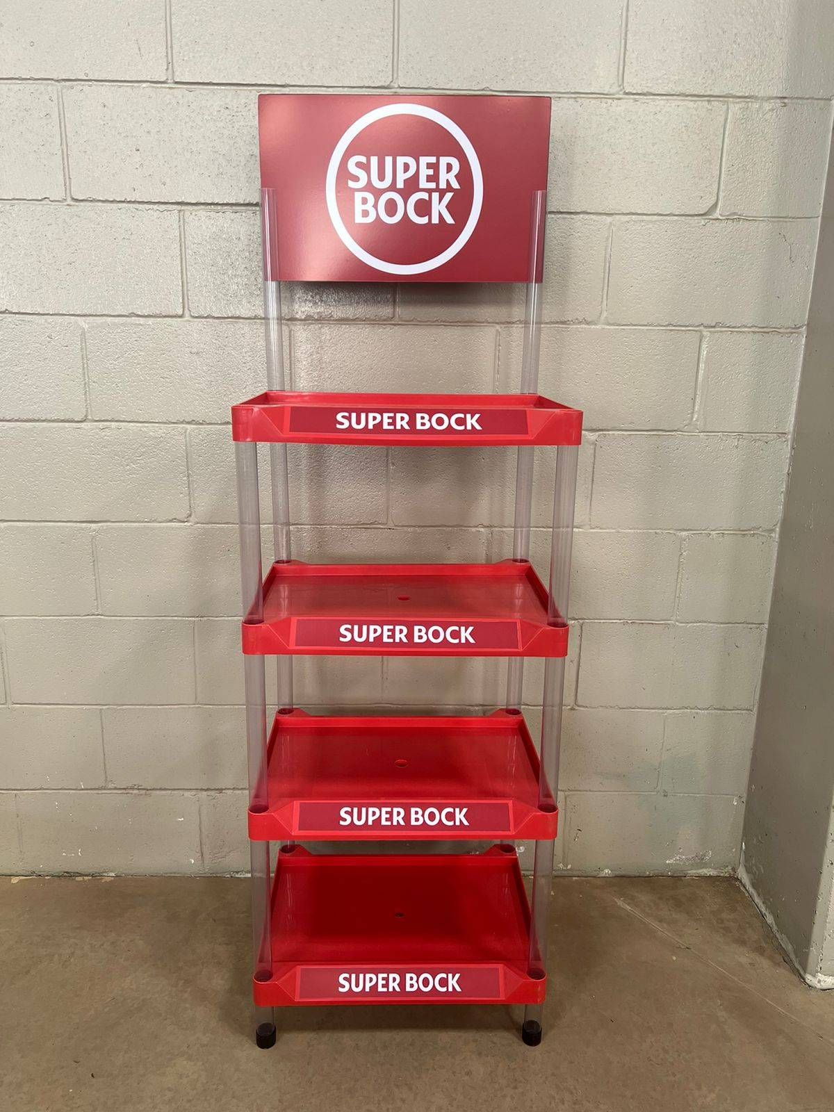 Expositor Super Bock 4 Prateleiras
