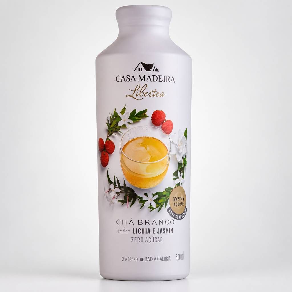 Chá Casa Madeira Branco com Lichia e Jasmim 500ml