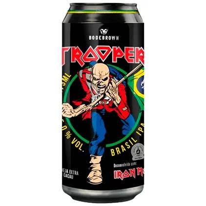 Cerveja Bodebrown Trooper Brasil IPA Lata 473ml