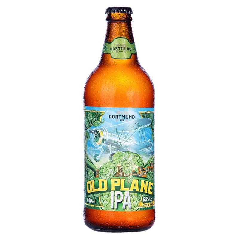 Cerveja Dortmund Old Plane IPA 600ml