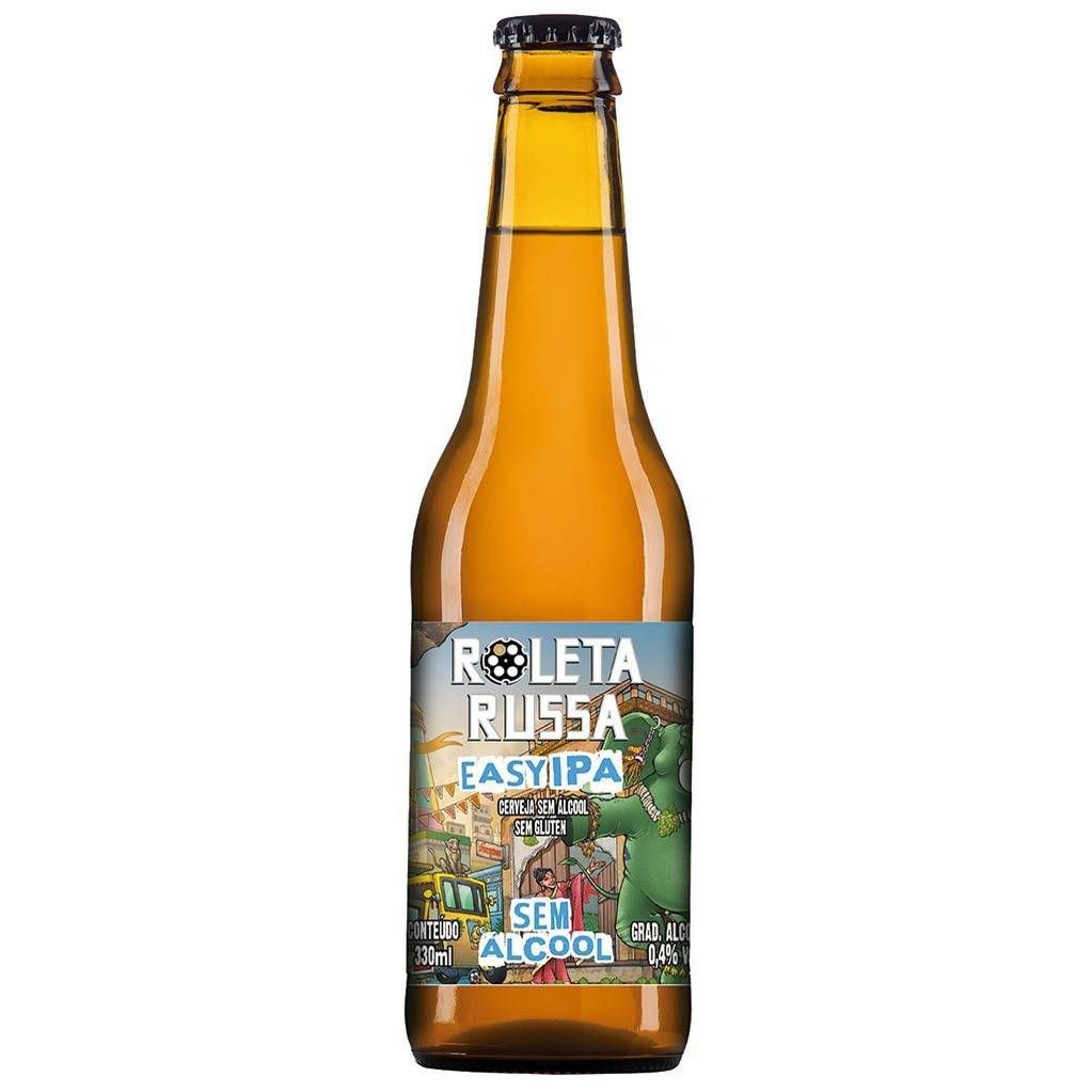 Cerveja Roleta Russa Sem Álcool Longneck 330ml