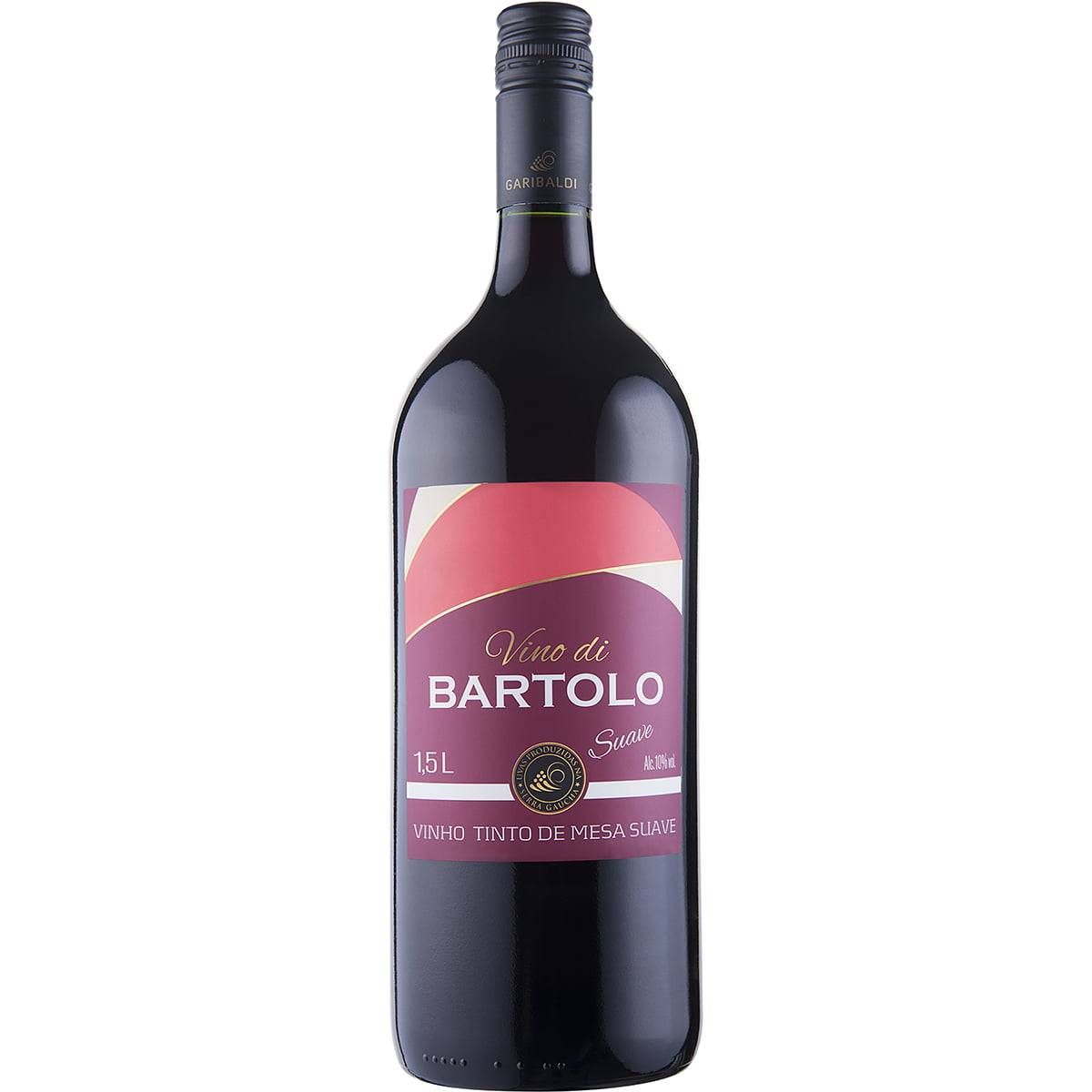 Vinho Garibaldi Vino Di Bartolo Tinto Suave 1,5 Litro