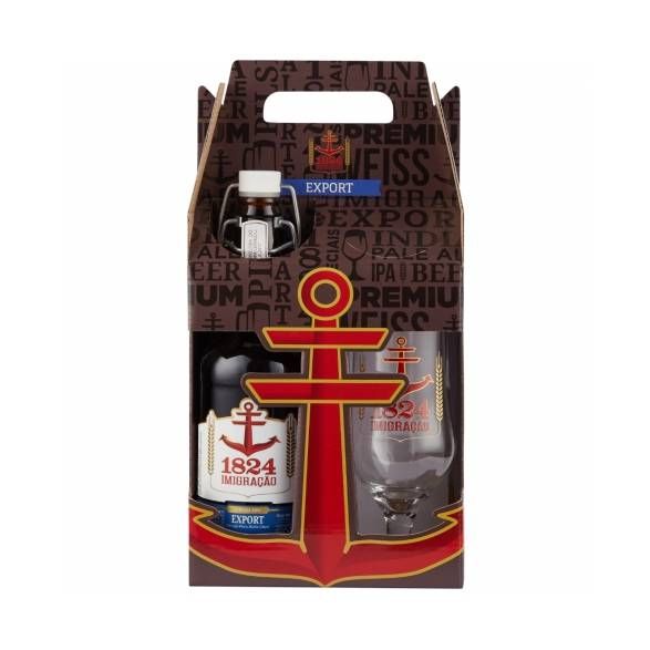 Kit (MONTADO) Imigração Export 500ml + Taça Hannover 300ml