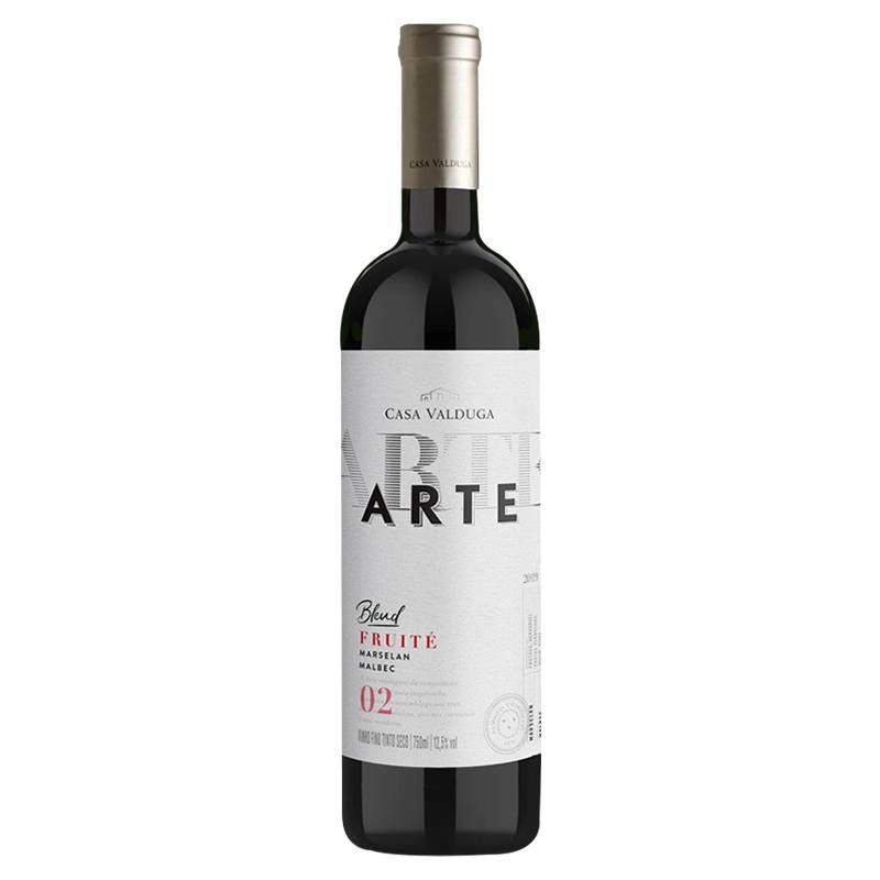 Vinho Casa Valduga Arte Fruité Blend 2 Marselan e Malbec 750ml