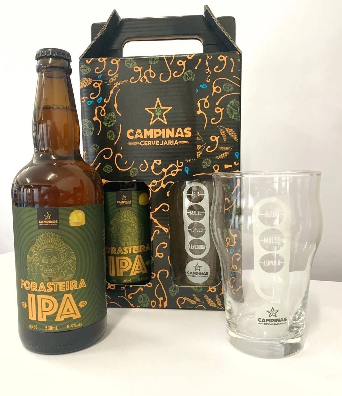 Kit (Montado) Campinas Forasteira IPA + Copo Pint