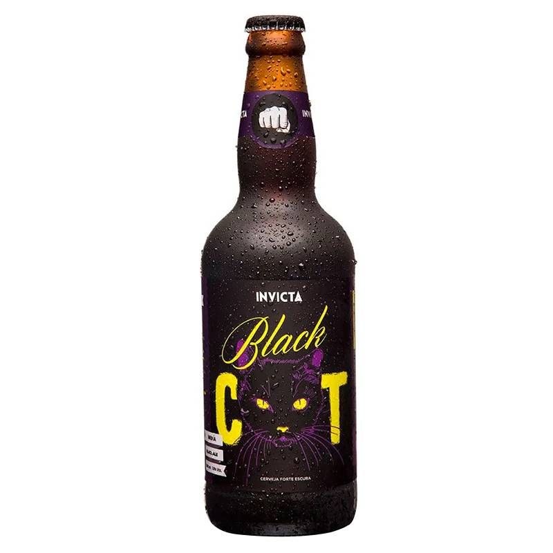 Cerveja Invicta Black Cat 500ml