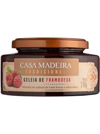 Geleia Casa Madeira Tradicional Framboesa 240g