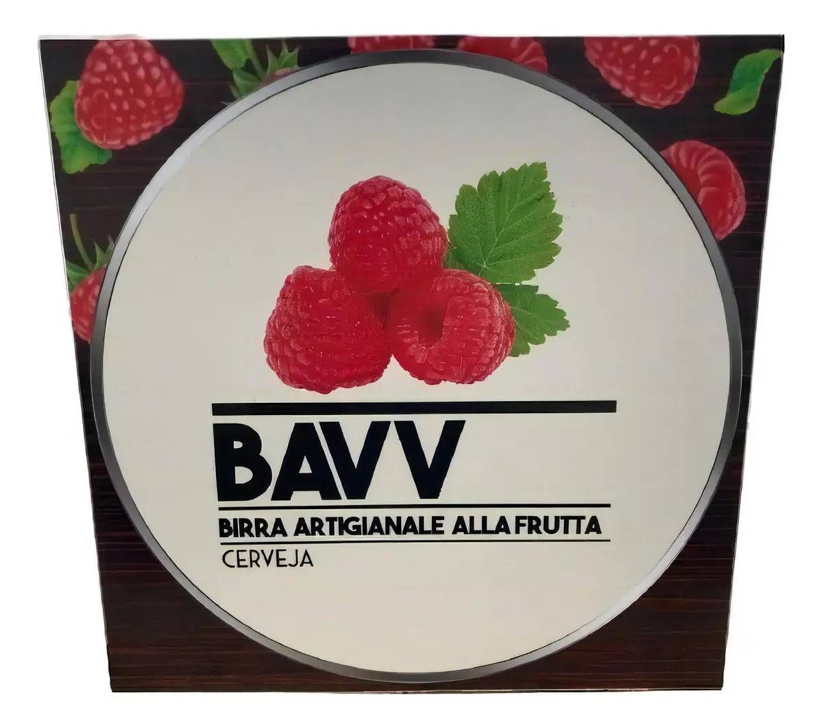 Placa Decorativa Redonda Bavv Fruibier Em Vinil