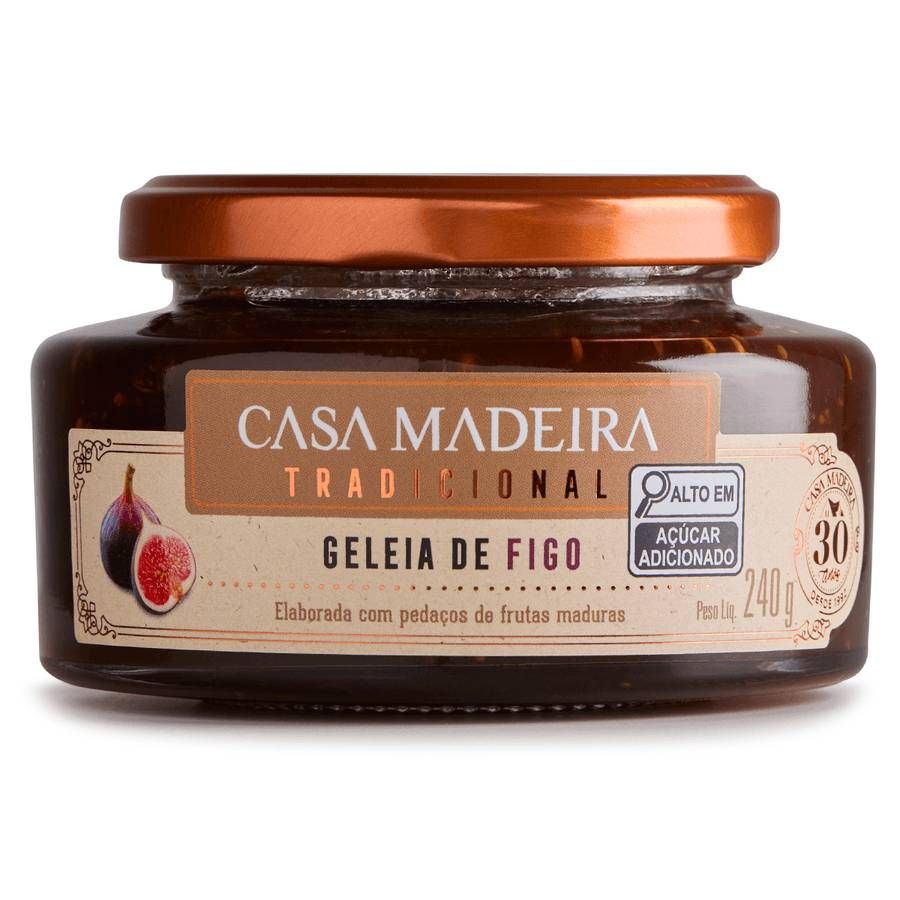 Geleia Casa Madeira Tradicional Figo 240g
