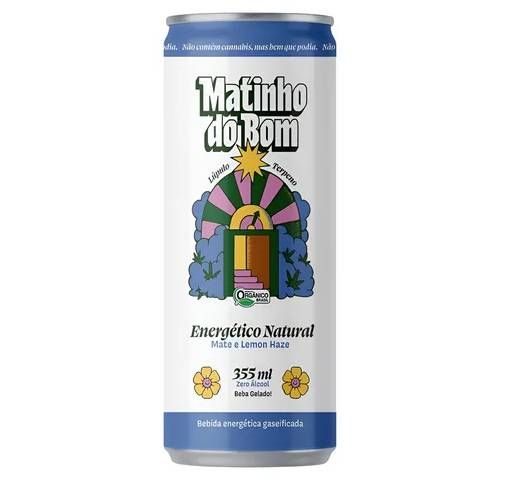 Matinho do Bom Energético Mate e Lemon Lata 355ml