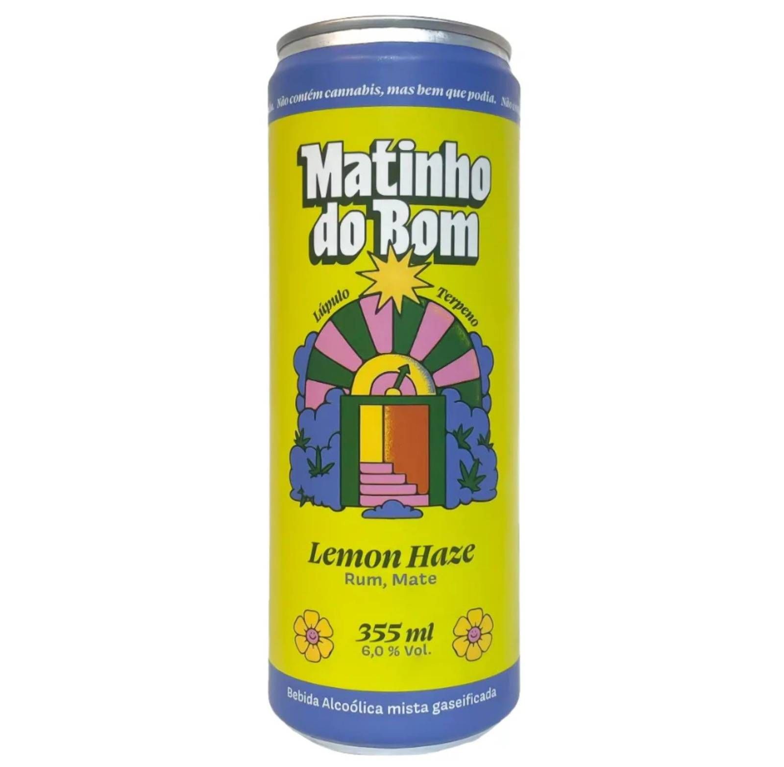 Matinho do Bom Lemon Haze Rum e Mate Lata 355ml