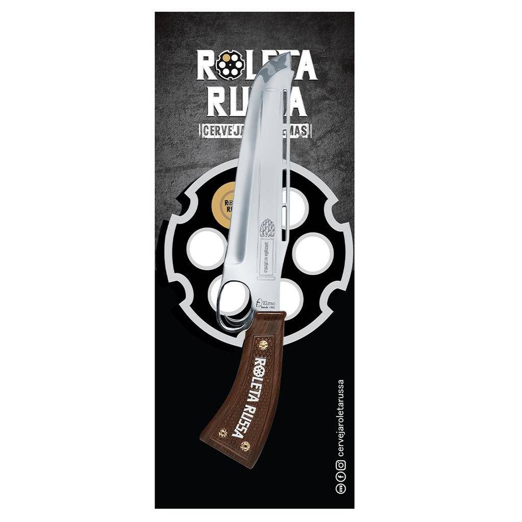 Faca Roleta Russa Faroeste Inox