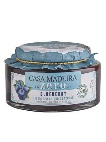 Geleia Casa Madeira ZERO Blueberry (Mirtilo) 220g