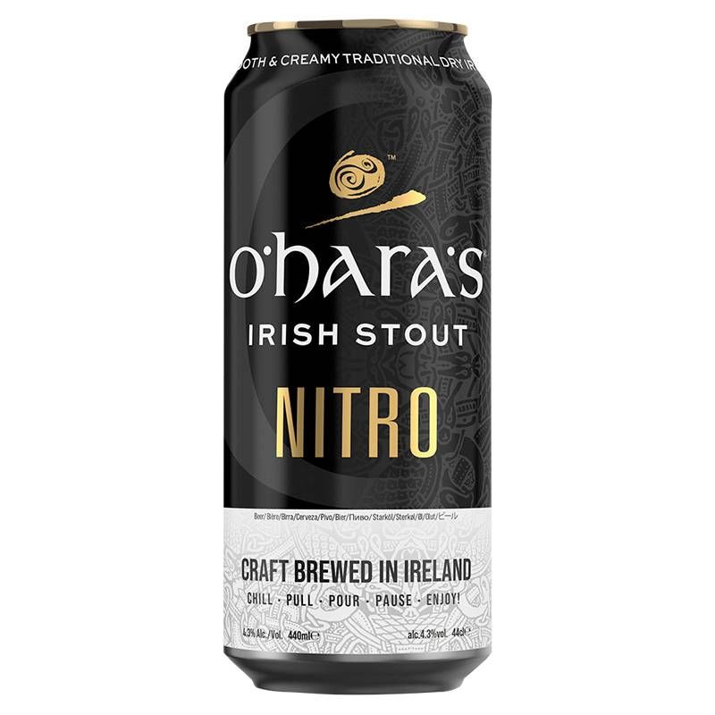 Cerveja OHaras Nitro Stout 440ml