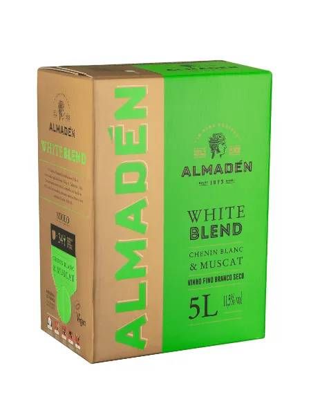 Bag in Box Vinho Almaden Branco Seco White Blend 5 Litros