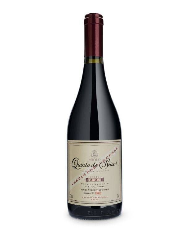 Vinho Miolo Quinta do Seival Tinto Seco Castas Portuguesas 750ml
