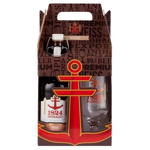 Kit (MONTADO) Imigração Weiss 500ml + Taça Hannover 300ml