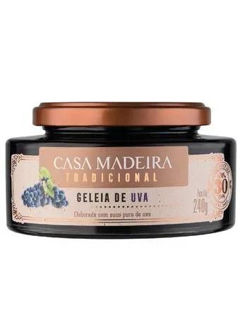 Geleia Casa Madeira Tradicional Uva 240g