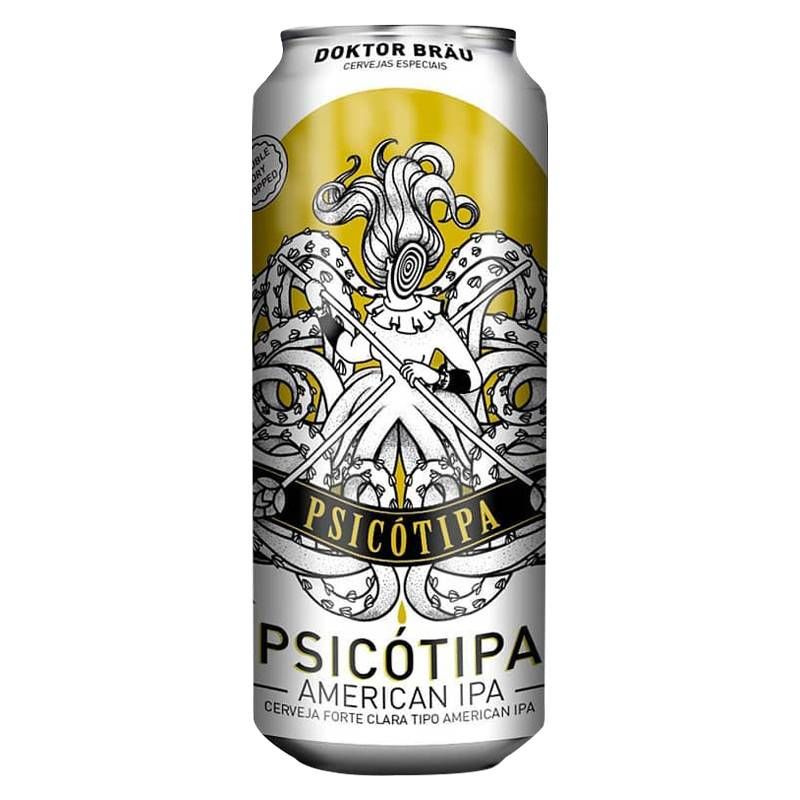 Cerveja Doktor Brau Psicótipa American IPA 473ml