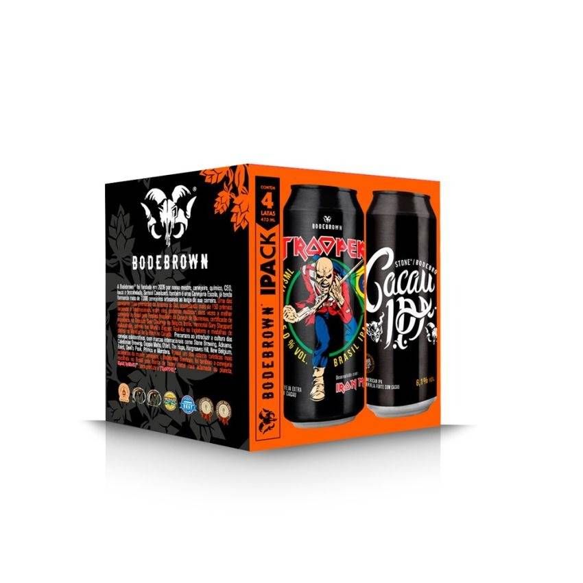Kit (Montado) Bodebrown IPAs - Box 4 latas