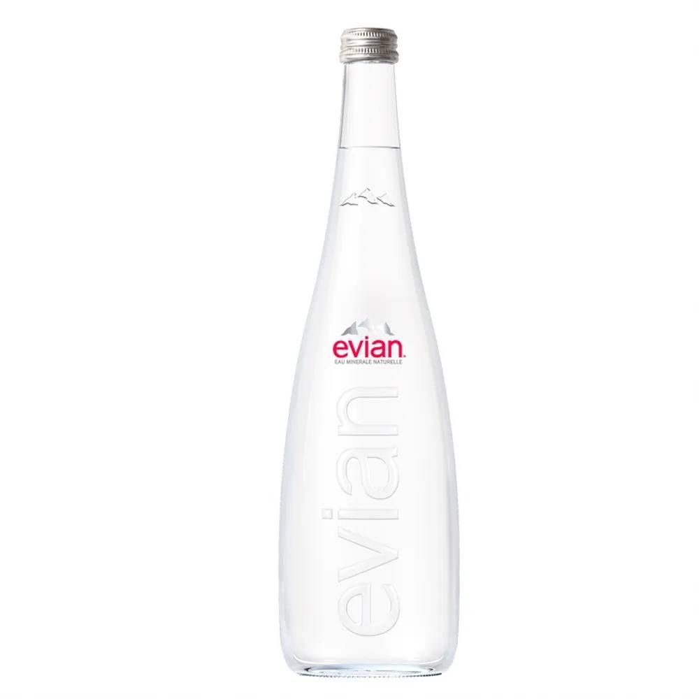 Água Evian Sem Gás Vidro 750ml