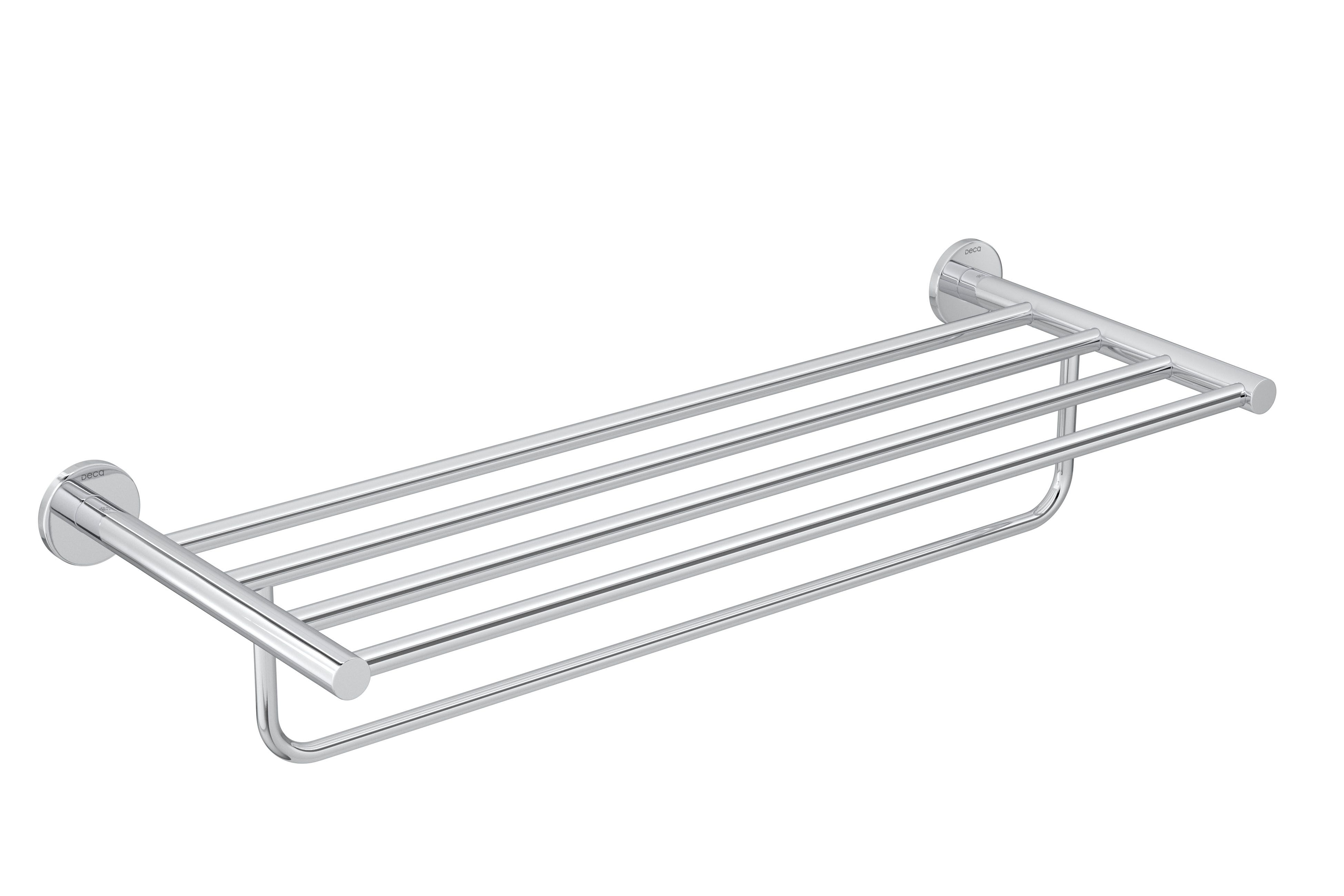 PORTA TOALHA PRATELEIRA - CROMADO