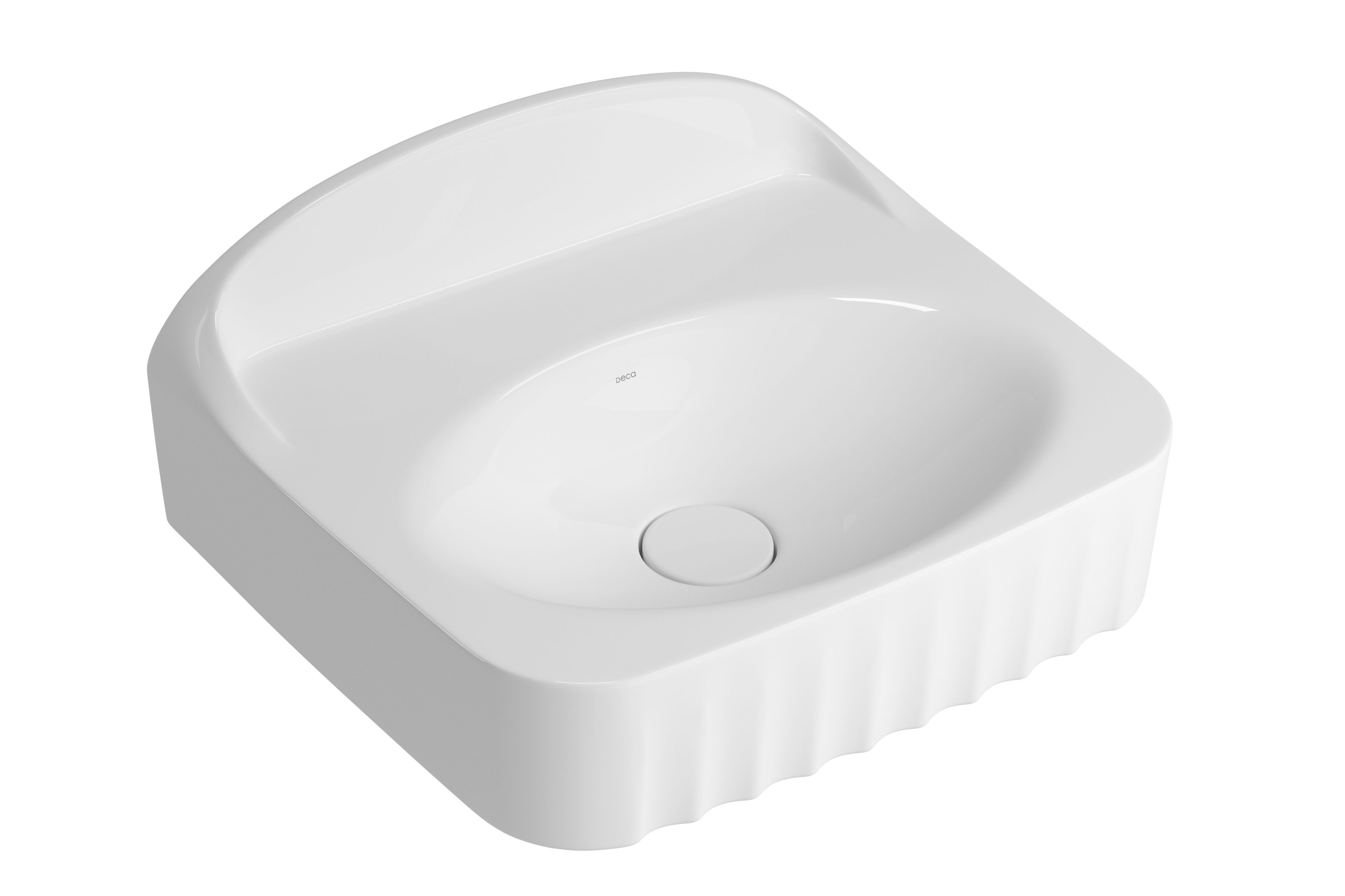 CUBA APOIO OU SUSPENSA RETANGULAR COM MESA PEROLA - BRANCO