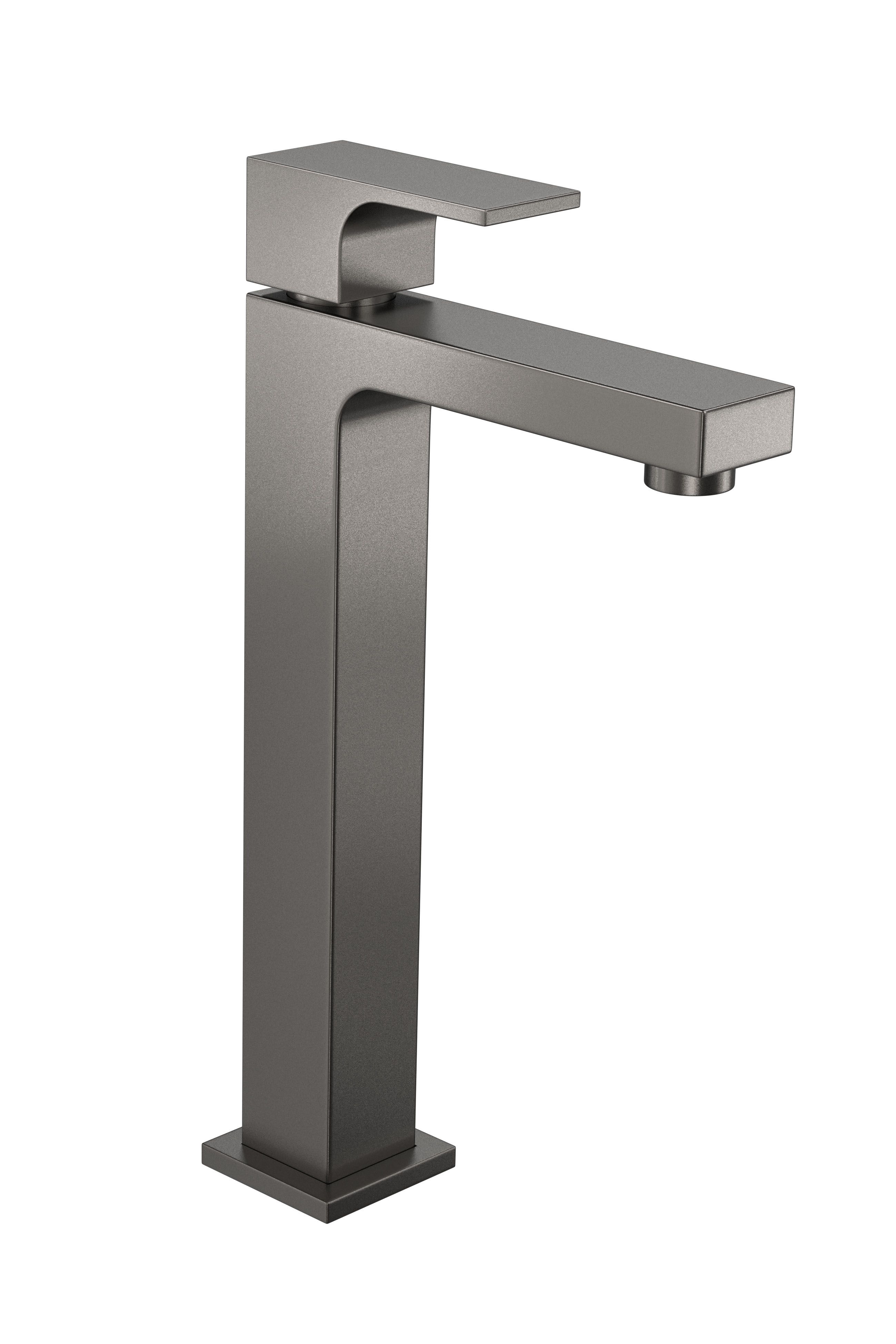 Torneira De Mesa Bica Alta Para Lavatório Unic Dark Antracite