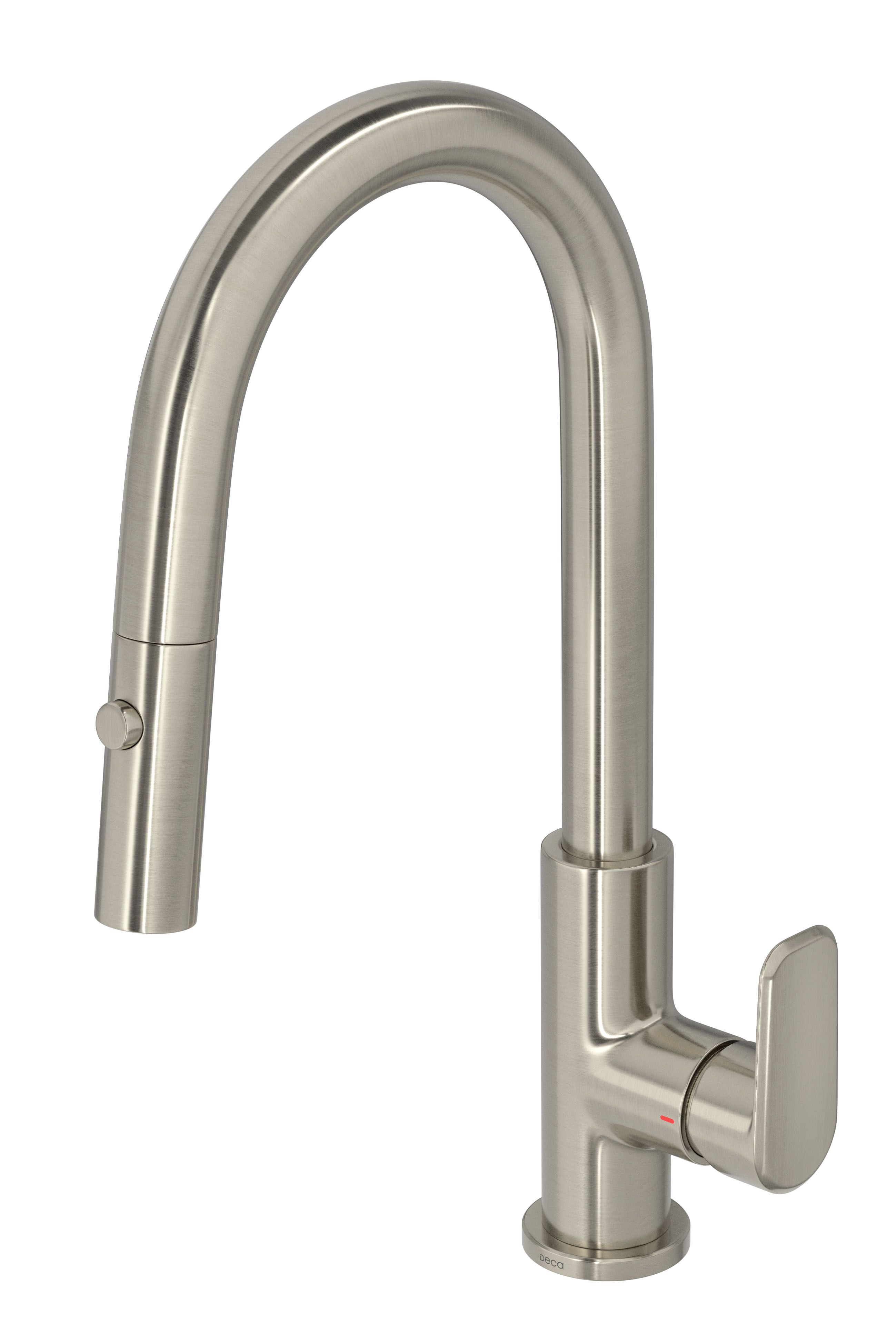 MONOCOMANDO COZINHA MESA BICA MÓVEL LEVEL FLEX COM FLEXÍVEL INTERNO - INOX