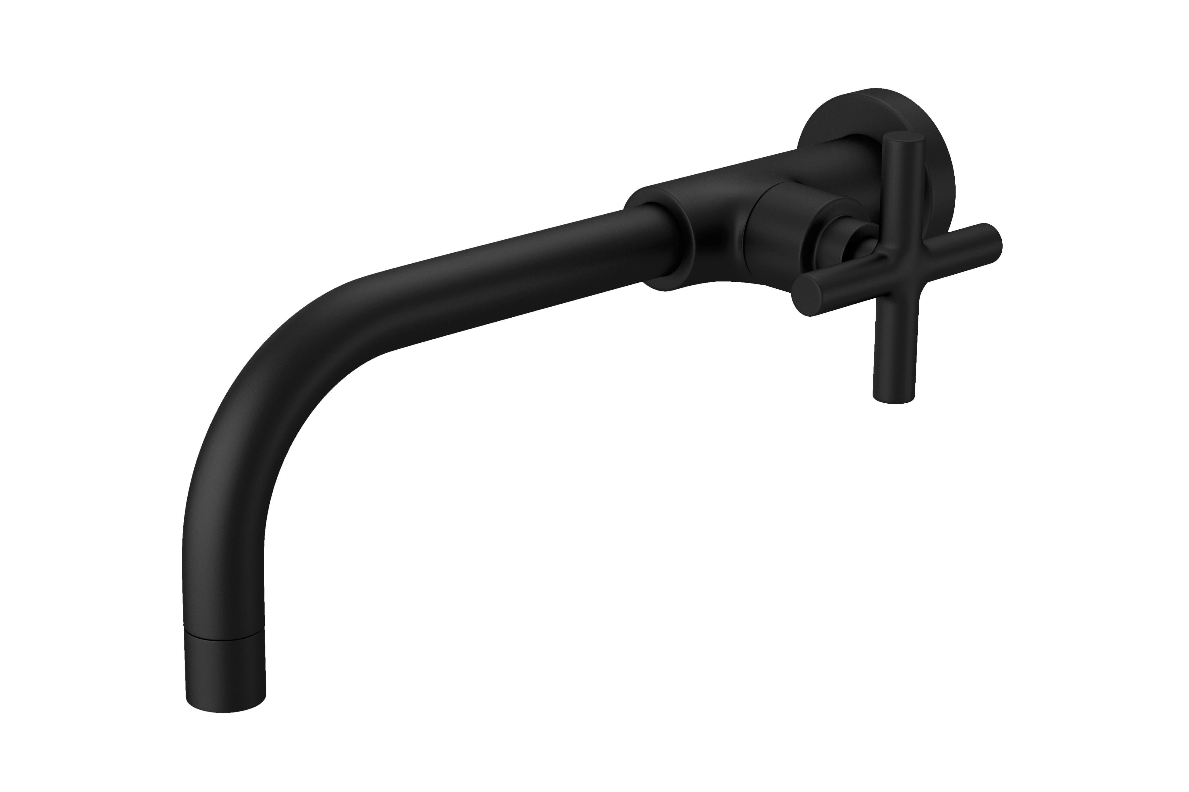 Torneira de Parede Para Lavatório Duna Clássica Black Matte