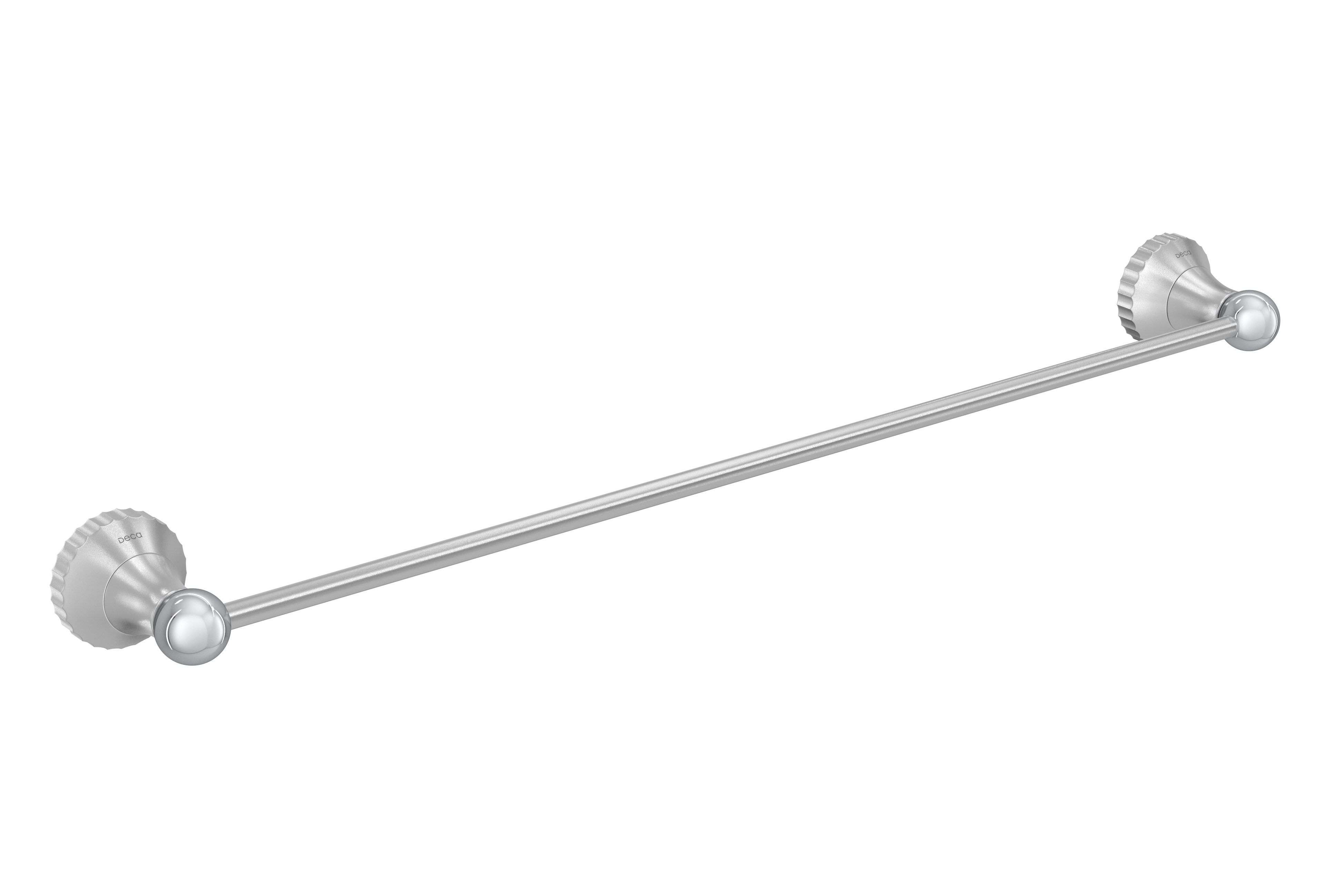 PORTA TOALHA GRANDE PÉROLA - CROMADO