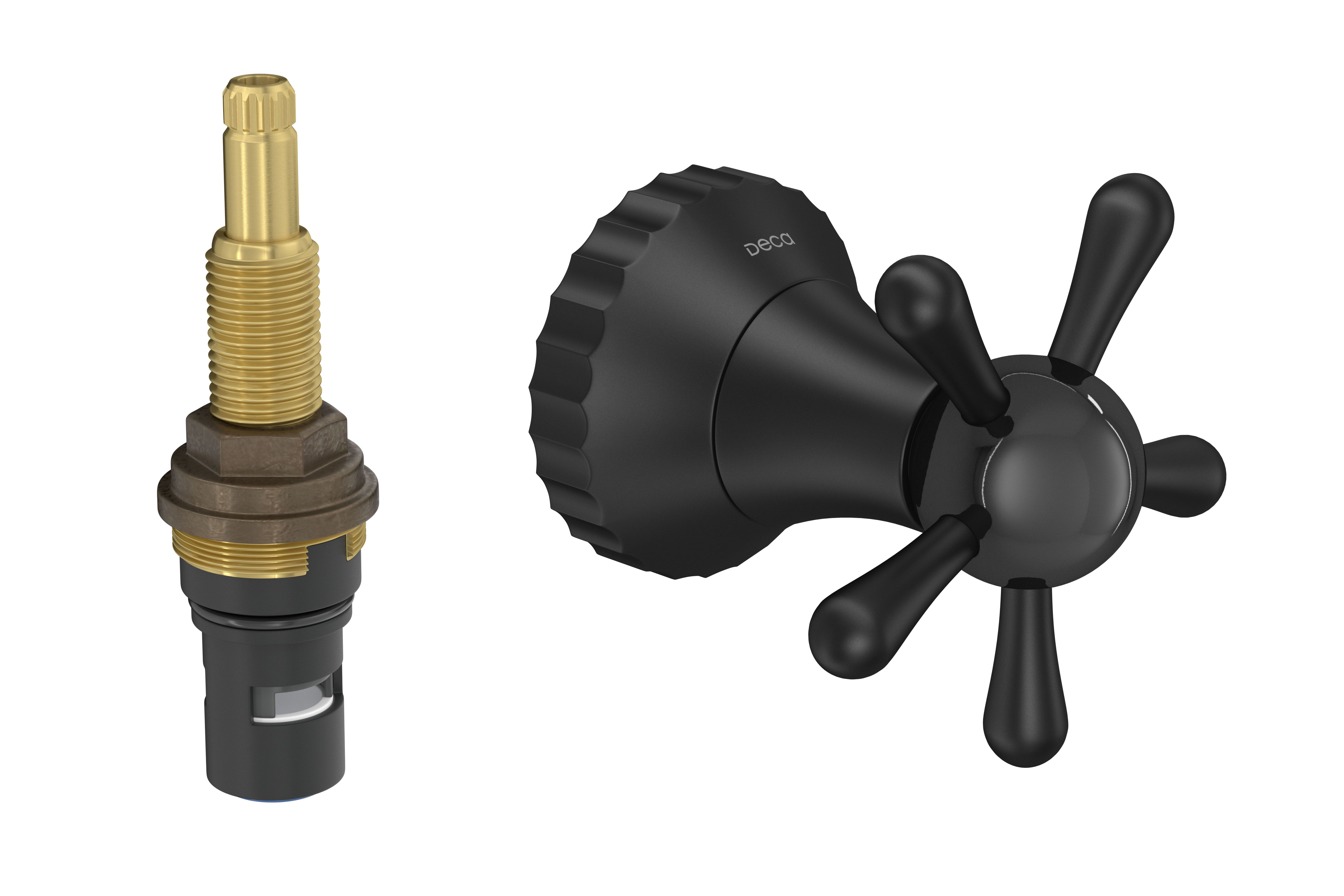 ACABAMENTO PARA REGISTRO DE PRESSÃO 1/2E3/4 PEQUENO  BLACK MATTE