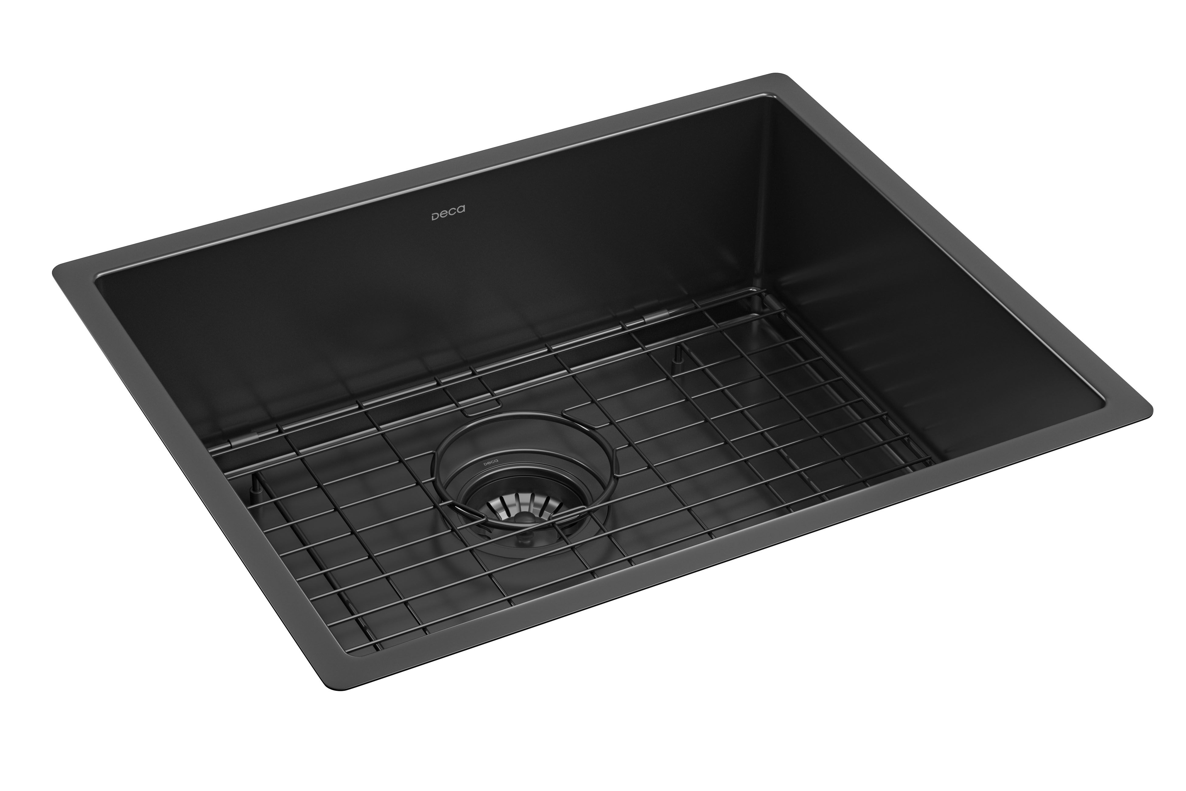 CUBA DE COZINHA RETANGULAR 50X40CM SUPREMA - BLACK MATTE
