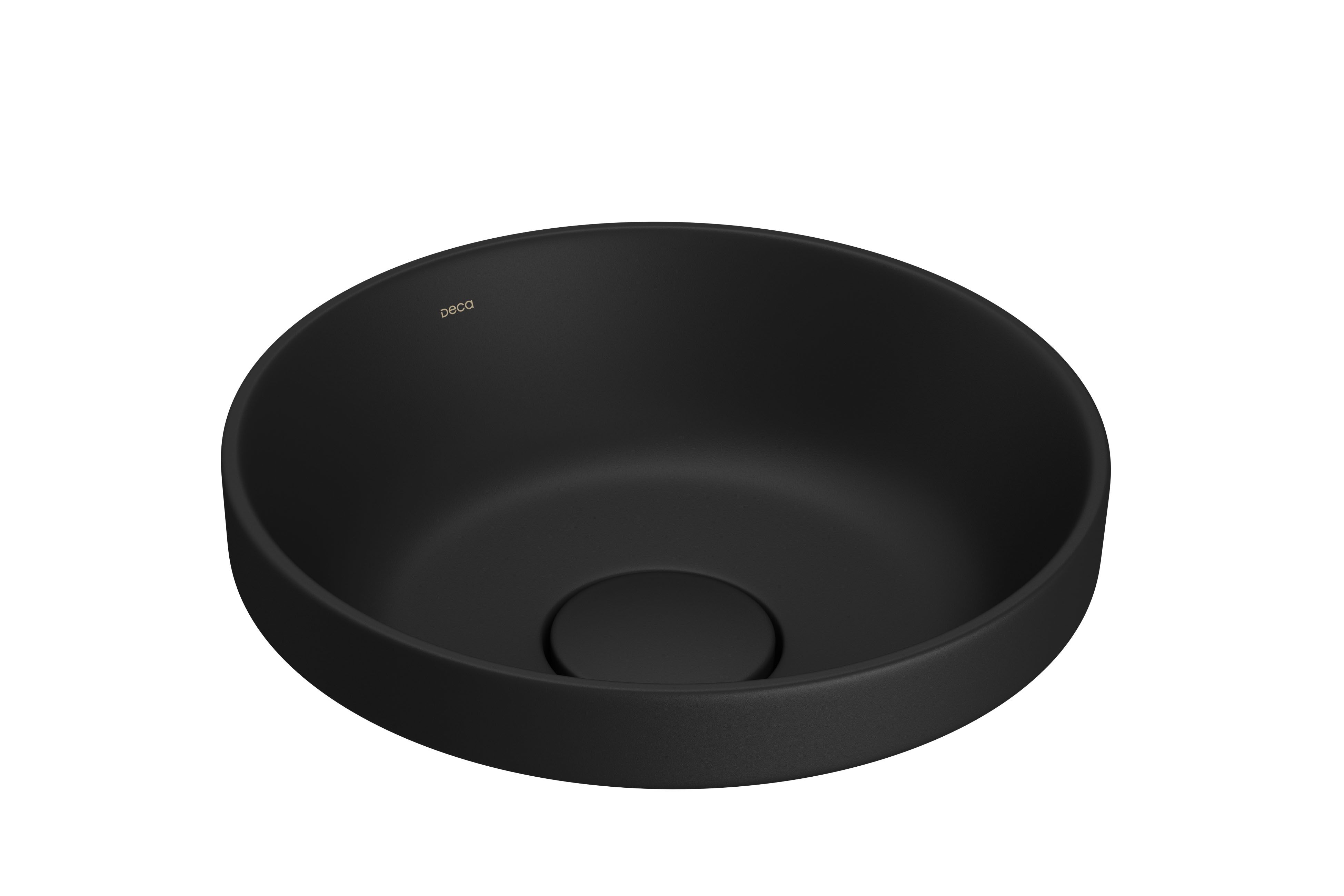 Cuba Redonda de Sobrepor 30cm Ébano Fosco