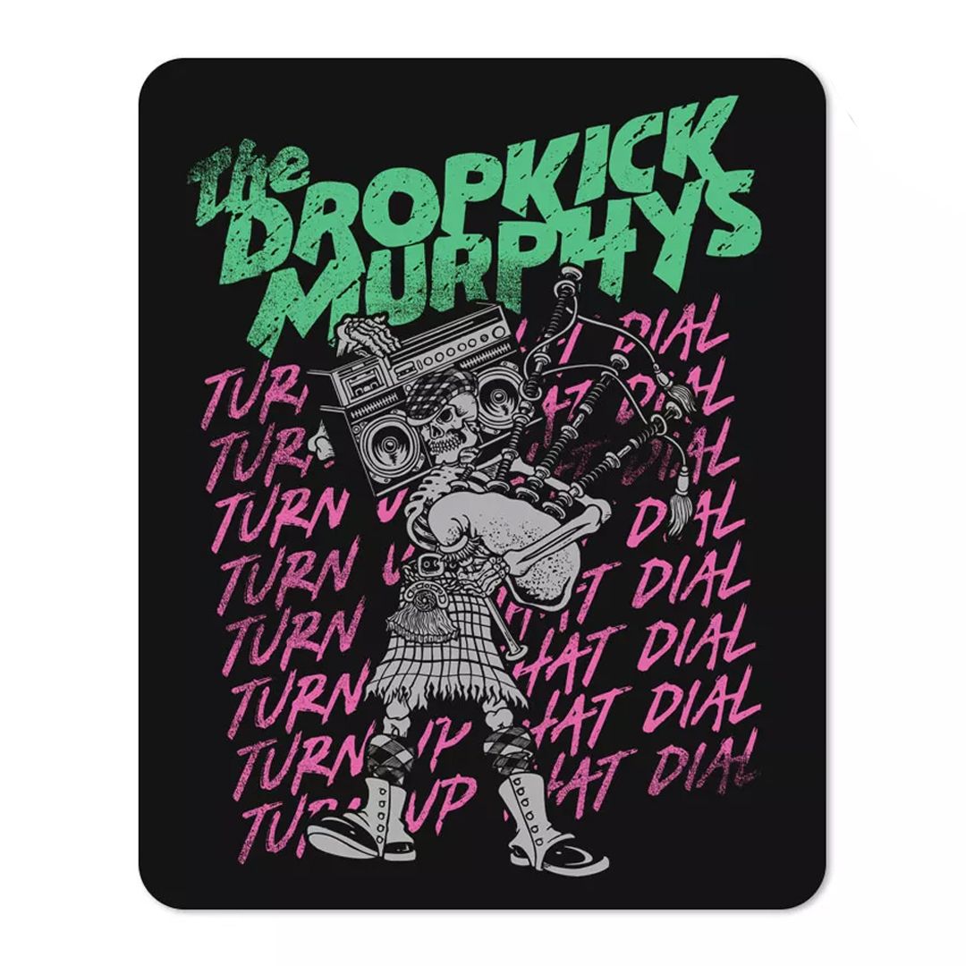 T-Shirt Dropkick Murphys Skelly Skull Uomo, Nera, Vestibilità Regolare, Merch Ufficiale EMP