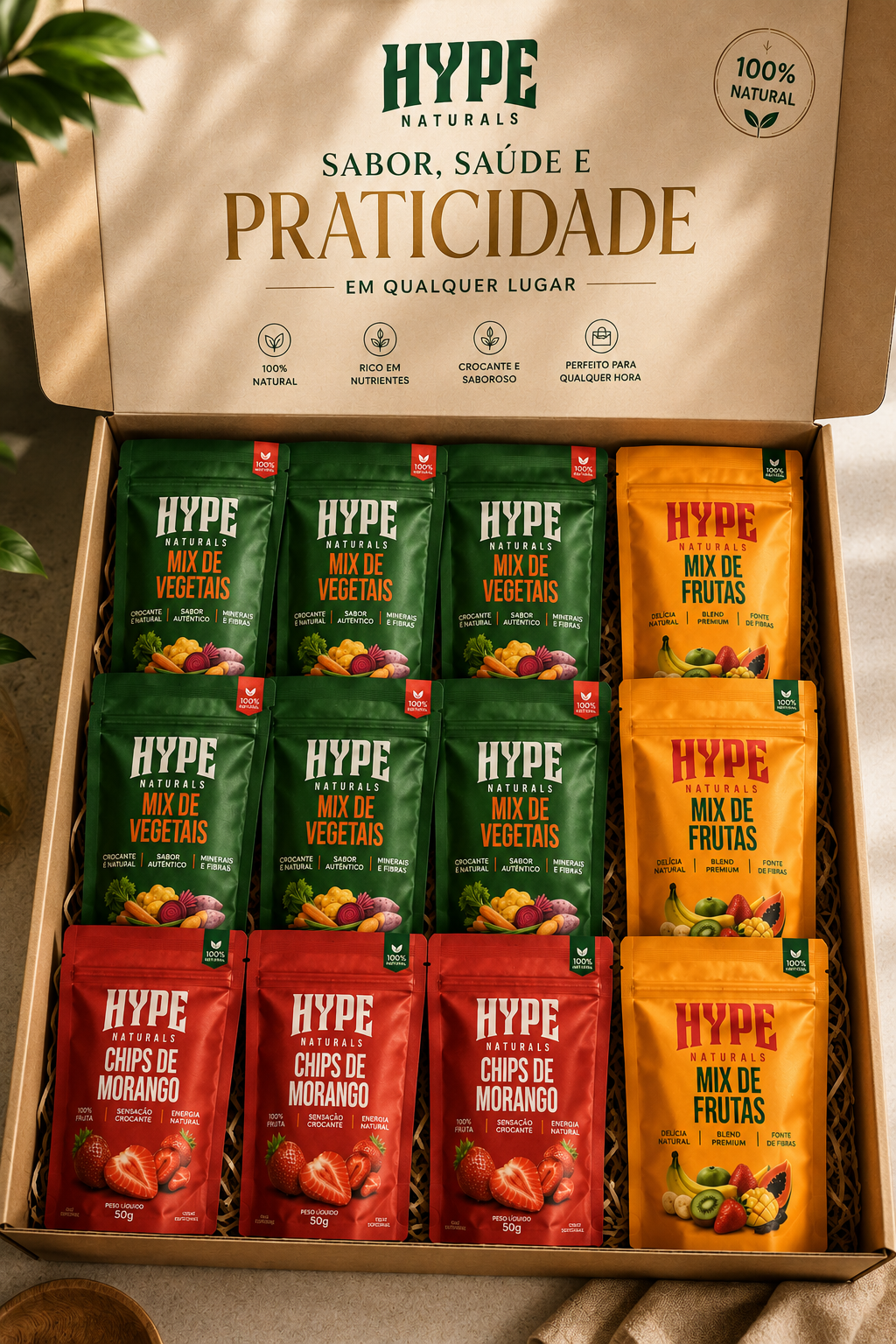 Clube Hype Total com 12 pacotes