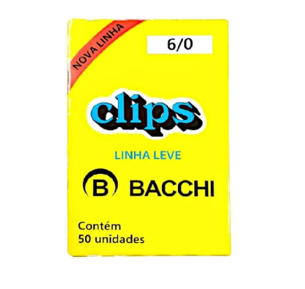 CLIPS PARA PAPEL 6 0 C 50 BACCHI